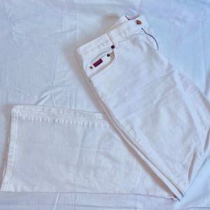 Size 8 White Chaps Boot cut jeans
